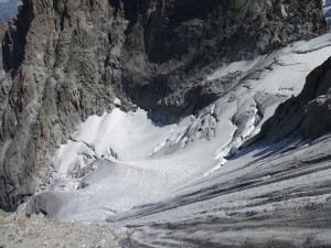 Etat du glacier des Nantillons