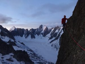 Lever de soleil sur le bassin d Argentière