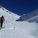 Remontée du vallon de Tré le Crot.