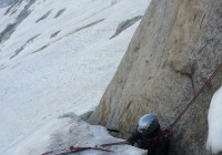 Rappel coincé dans la rimaye