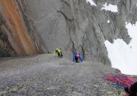 Autre cordée dans la magnifique dalle de L5