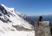 A gauche le Mont Blanc