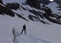 Les premières crevasses apparaissent