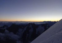 Lever du jour sur Argentière