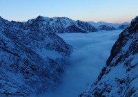 La mer de nuages au matin