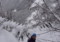 Entrée du couloir Philippe aux Grands Montets